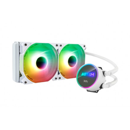 DISIPADOR REF LIQUIDA ABYSM ARTIC 240 ARGB WHITE