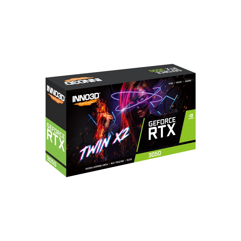 TARJETA GRÁFICA INNO3D RTX 3050 TWIN X2 V2 8GB