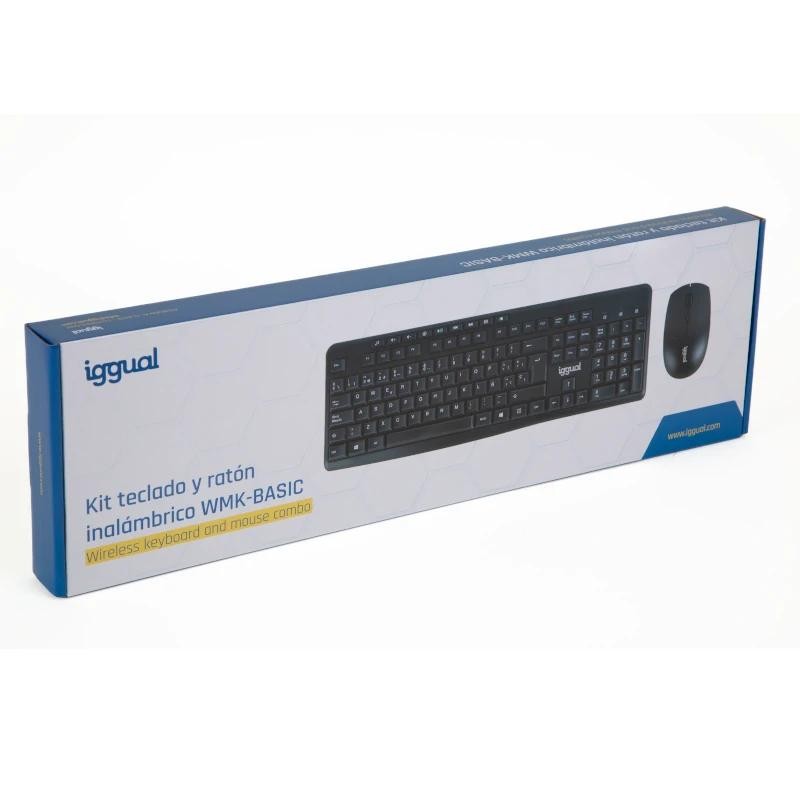 Iggual kit teclado ratón inalámbrico wmk-basic