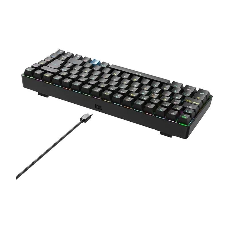 Hiditec teclado gaming gm1k  switches brown