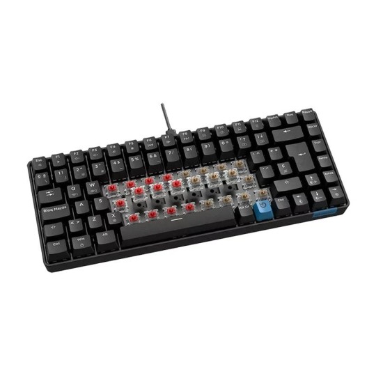 Hiditec teclado gaming gm1k  switches brown