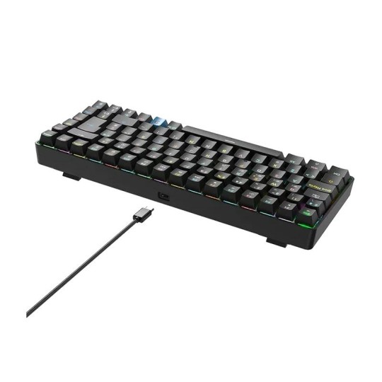 Hiditec teclado gaming gm1k switches red