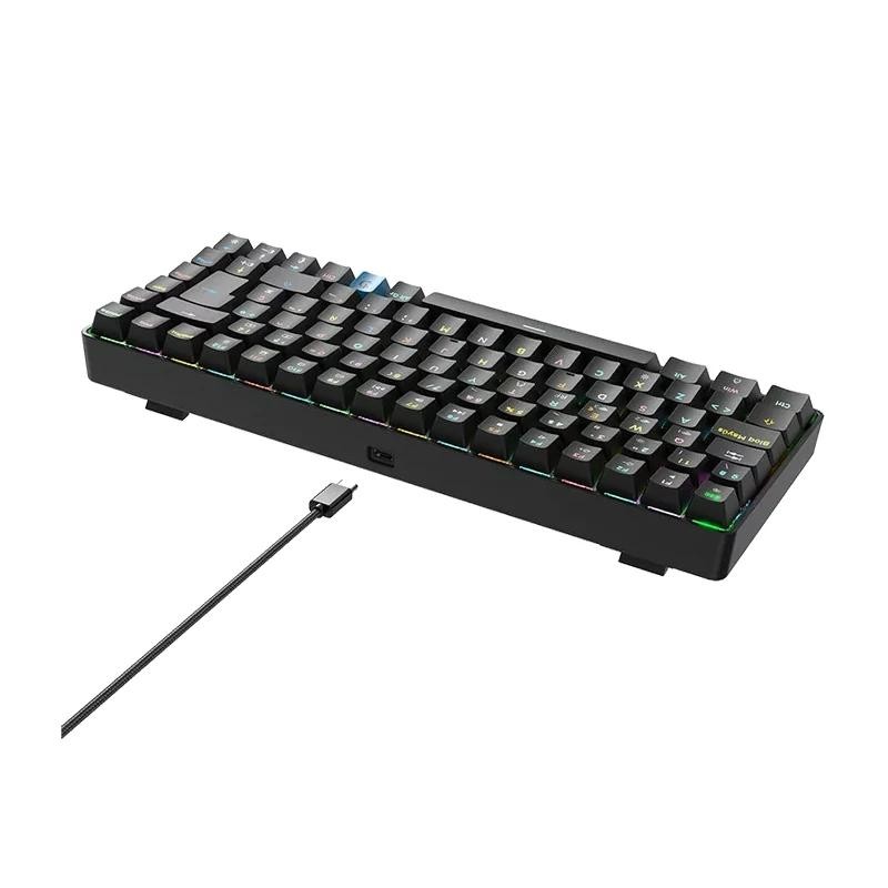 Hiditec teclado gaming gm1k switches red