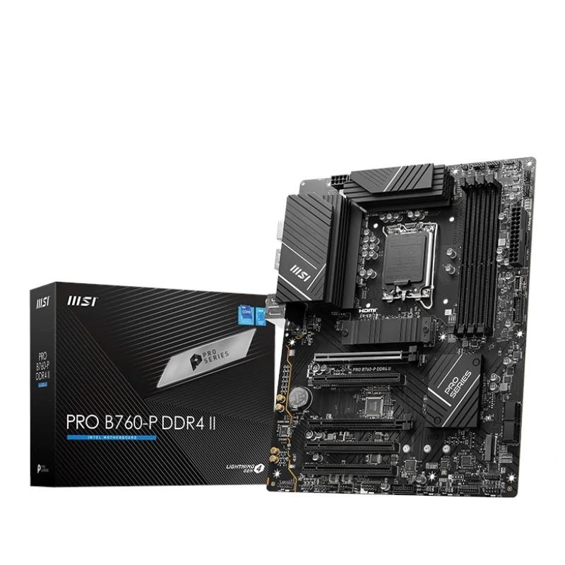 Msi placa base pro b760-p ddr4 ii atx lga1700