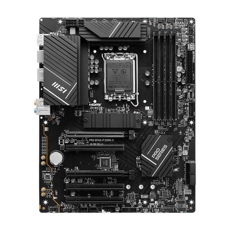 Msi placa base pro b760-p ddr4 ii atx lga1700