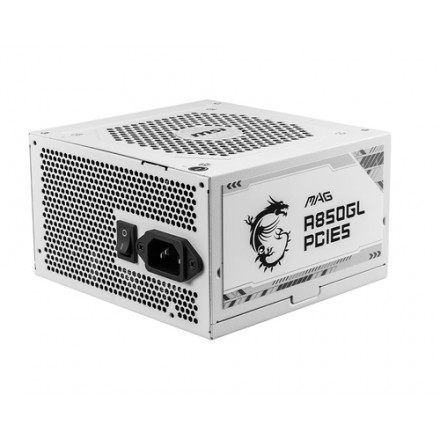 FUENTE ATX 850W MSI MAG A850GL WHITE