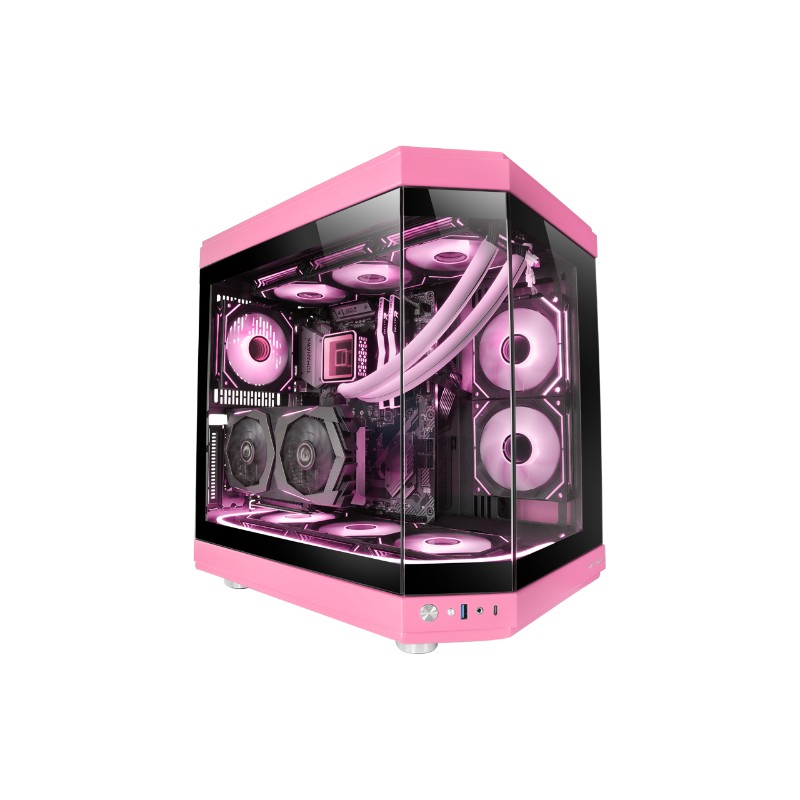 Caja Semitorre Atx Mc3t Rosa Mars Gaming