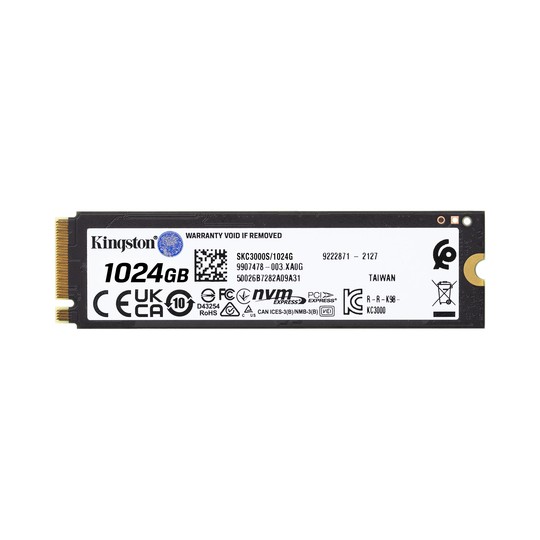 DISCO DURO M2 SSD 1TB KINGSTON KC3000 PCIE4.0 NVME