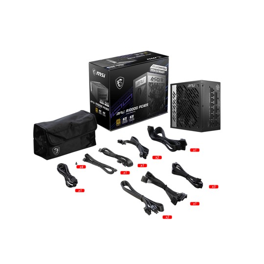 FUENTE DE ALIMENTACION ATX 1000W MSI MPG A1000G PCIE5