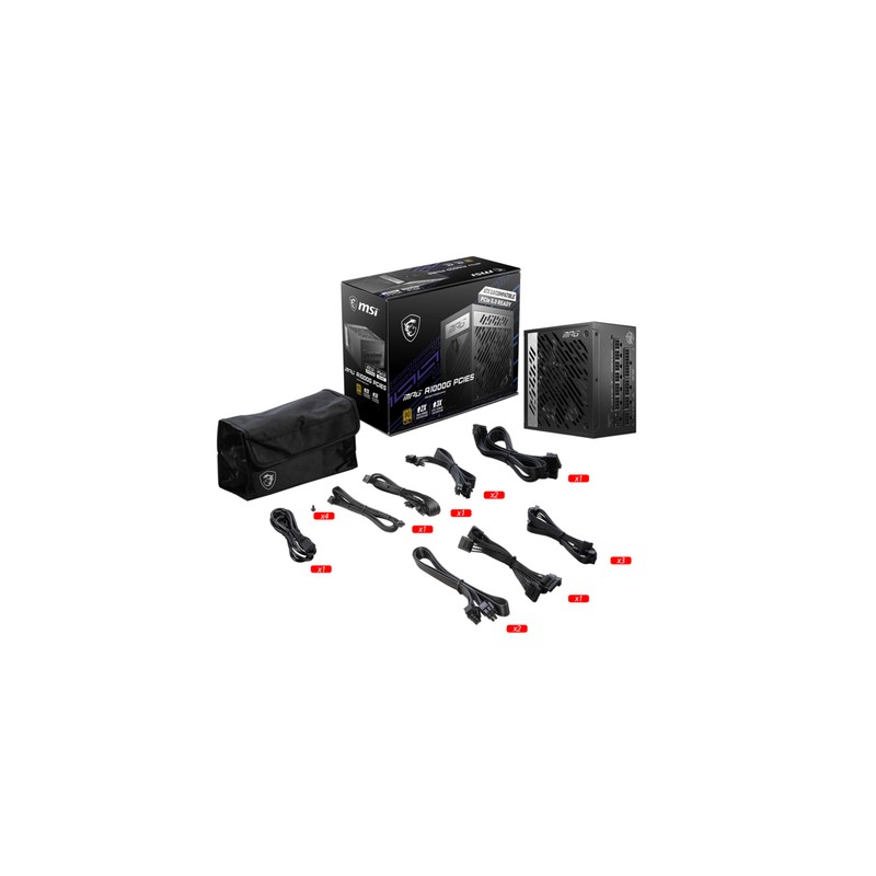 FUENTE DE ALIMENTACION ATX 1000W MSI MPG A1000G PCIE5