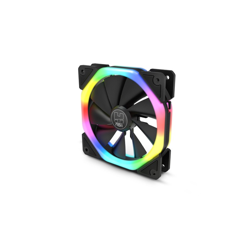 VENTILADOR 120X120 NOX HUMMER S-FAN ARGB RAINBOW
