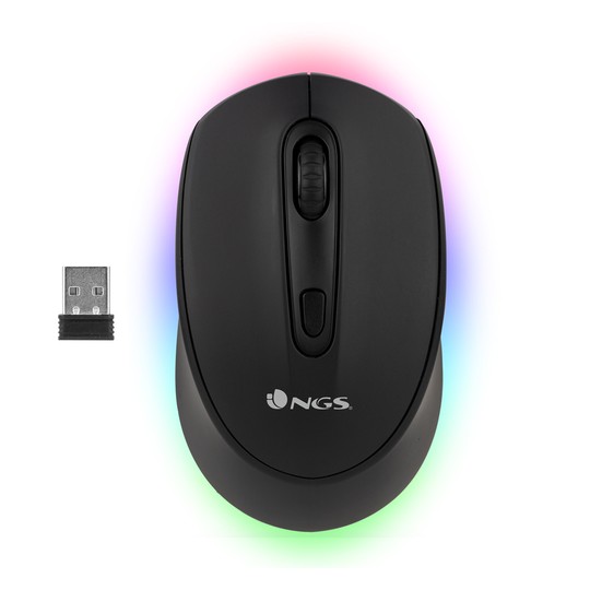 RATON OPTICO WIRELESS NGS SMOG-RB NEGRO