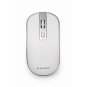 RATON GEMBIRD WIRELESS OPTICAL WHITE SILVER