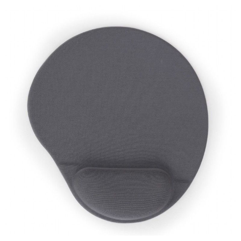 ALFOMBRILLA DE GEL GEMBIRD  PARA RATON CON SOPORTE PARA MUNECA, GRIS