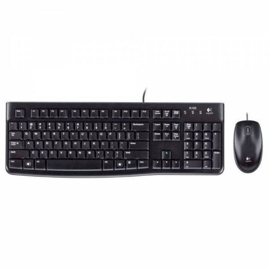 Logitech mk120 teclado + ratón óptico 1000dpi usb