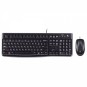 Logitech mk120 teclado + ratón óptico 1000dpi usb