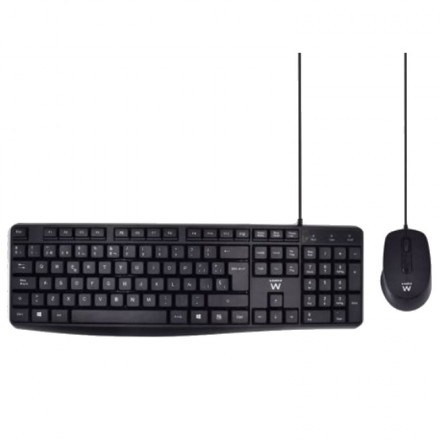 Ewent ew3006 kit teclado+ raton escrit. silenciosa