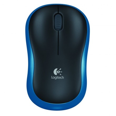 Logitech ratón inalámbrico m185 azul