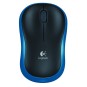 Logitech ratón inalámbrico m185 azul