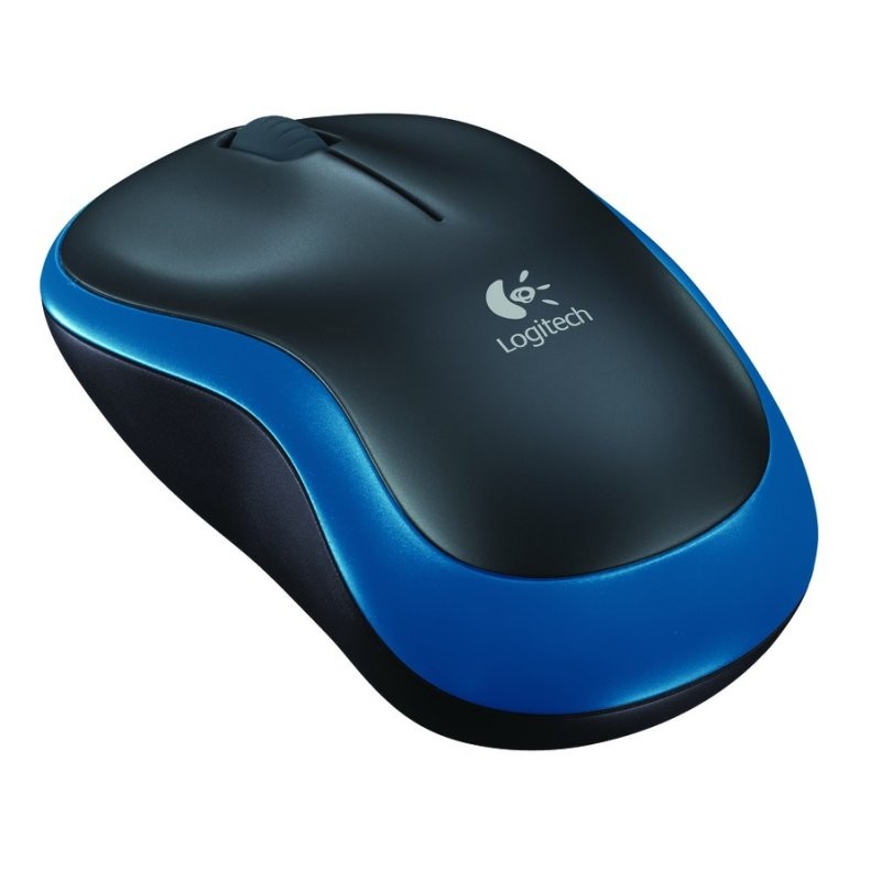 Logitech ratón inalámbrico m185 azul