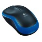 Logitech ratón inalámbrico m185 azul