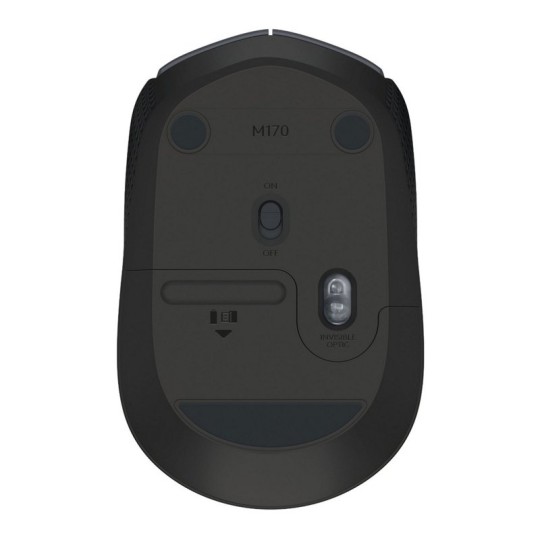 Logitech ratón inalámbrico m171 1000 dpi neg/rojo