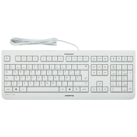 Cherry teclado kc 1000 blanco
