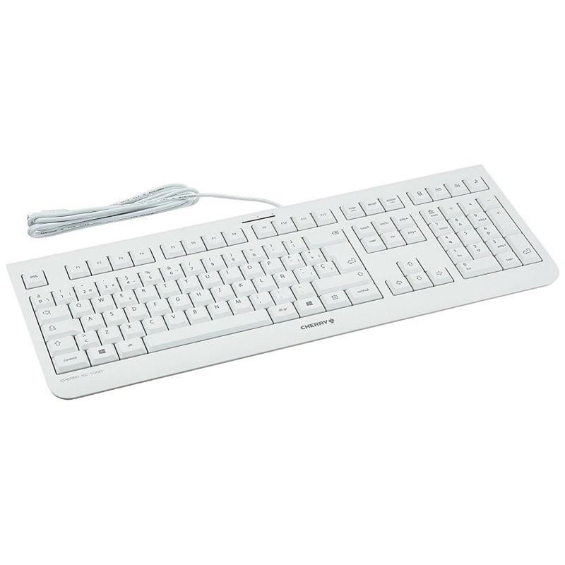 Cherry teclado kc 1000 blanco