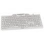 Cherry teclado+lector chip integrado (dnie) blanco