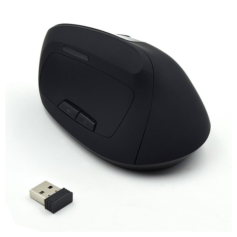 RATON EWENT INALAMBRICO VERTICAL/ERGONOMICO 800-1200-1600DPI 5 BOTONES NEGRO