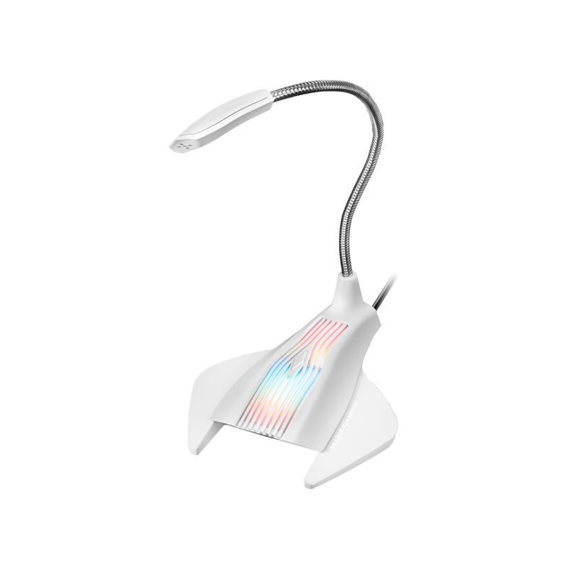 Microfono Mmic Blanco Rgb Mars Gaming