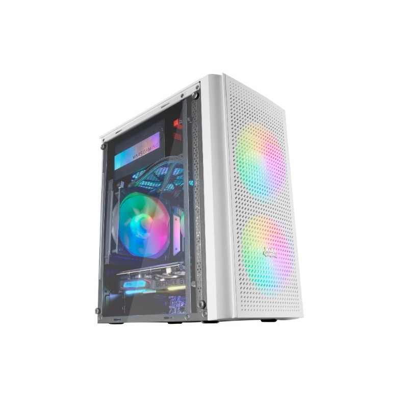 Caja Microatx Mc300 Blanco Mars Gaming