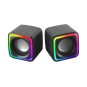 Altavoces Mscube Argb Negro Mars Gaming