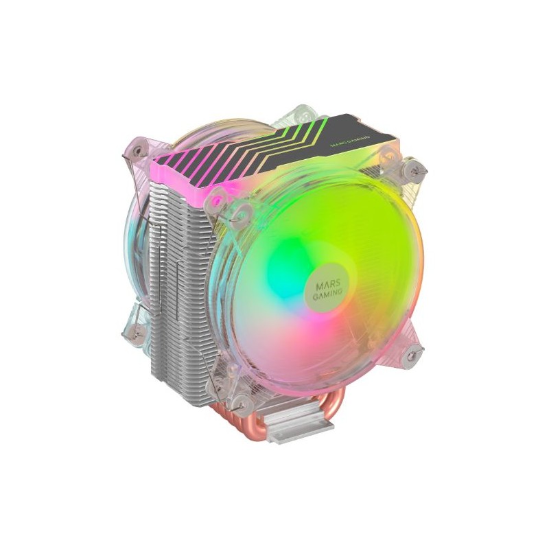 Ventilador Universal Mcpu66 Dual Argb Negro Mars Gaming