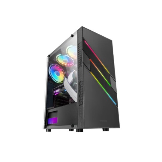 Caja Semitorre Atx Mcu3 Argb Negro Mars Gaming