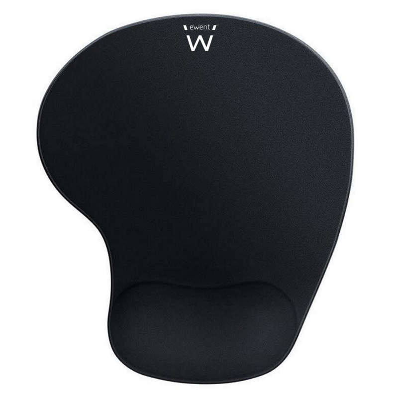 ALFOMBRILLA EWENT DE GEL CON REPOSAMUÑECASCAS 240X21X212MM NEGRA