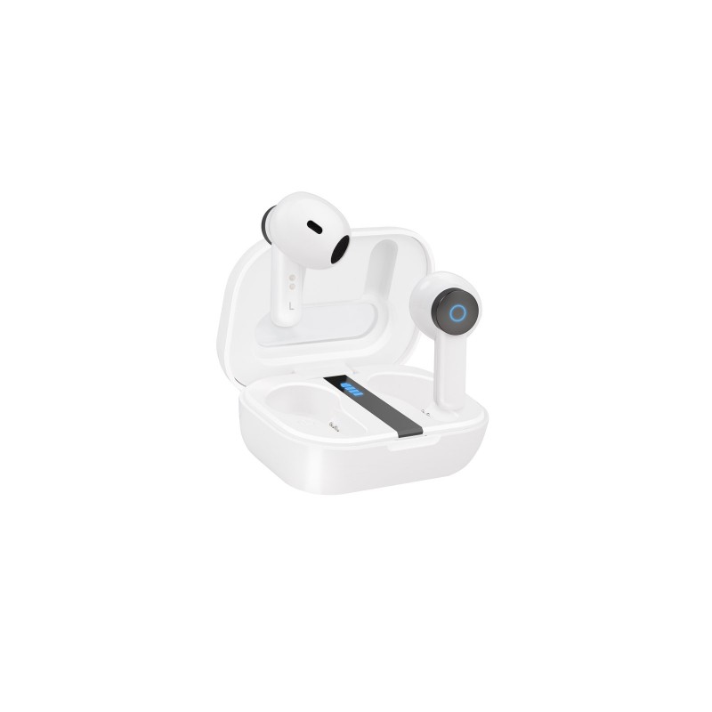 Auricular Bluetooth + Microfono Con Estuche De Carga Bender Blanco Tooq