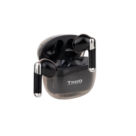 Auricular Bluetooth + Microfono Con Estuche De Carga Onyx Negro Tooq