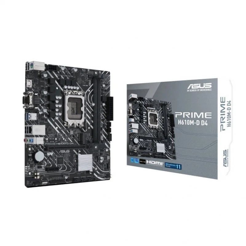 Asus placa base prime h610m-d d4  matx 1700