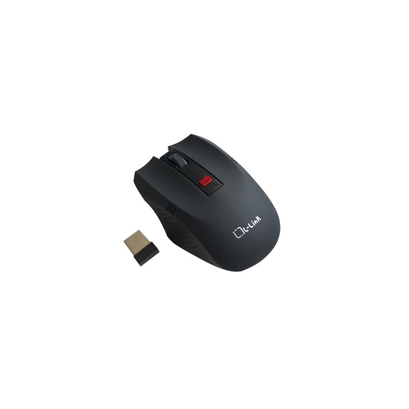 RATÓN ÓPTICO INALÁMBRICO L-LINK NEGRO LL-2095-N