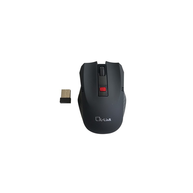RATÓN ÓPTICO INALÁMBRICO L-LINK NEGRO LL-2095-N