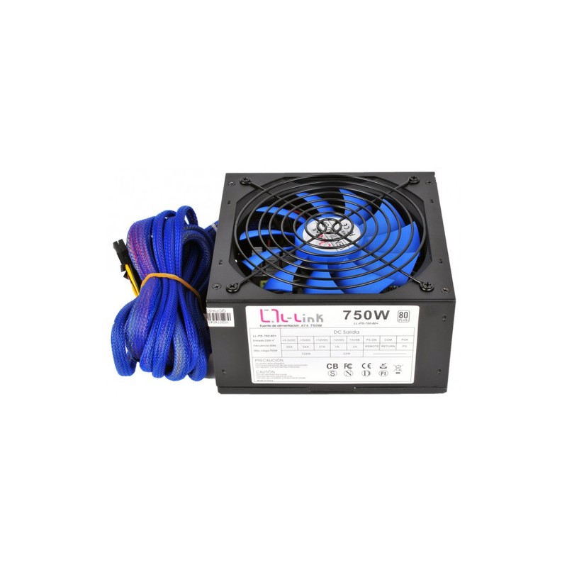 FUENTE DE ALIMENTACION ATX 750W L-LINK LL-PS750-80+