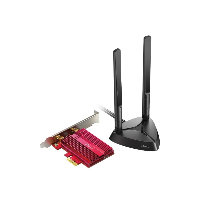 PCI EXPRESS WIFI 6 DUALBAND Y BLUETOOTH 5.0 TP-LINK ARCHER TX3000E WIFI 6 2402 Mbps (5 GHz) + 574 Mbps (2.4 GHz)  Bluetooth 5.0 