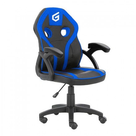SILLA GAMER JUNIOR CONCEPTRONIC EYOTA06B COLOR NEGRO DETALLES EN AZUL RECUBRIMIENTO PU DE ALTA CALIDADDISEÑO ERGONOMICO