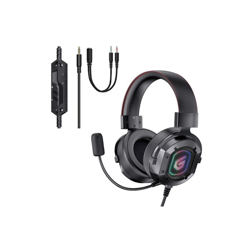 HEADSET JACK 3.5MM GAMING 7.1 ATHAN03B RGB COMPATIBLE PC, PS5, XBOX ONE CONCEPTRONIC