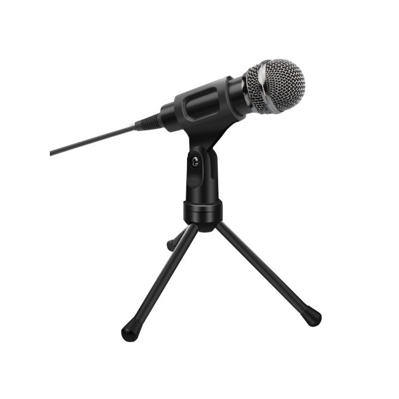 MICROFONO SOBREMESA EQUIP LIFE ONMIDIRECCIONAL JACK 3.5  CANCELACION RUIDO BOTON MUTE