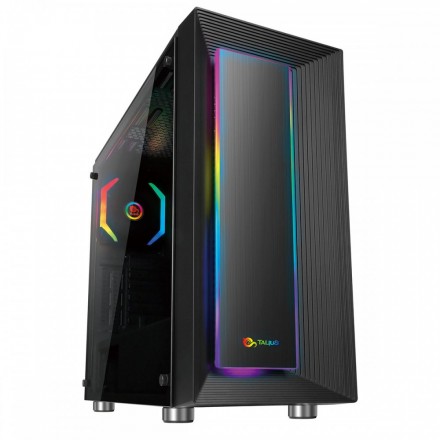 CAJA ATX SEMITORRE GAMING TALIUS AURIGA CRISTAL TEMPLADO 3.0