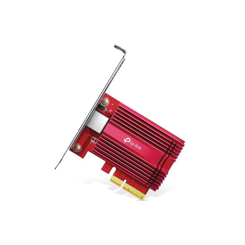 TARJETA DE RED PCIe 10GIGABIT TP-LINK TX401 INCLUYE SOPORTE ESTANDAR Y DE PERFIL BAJO