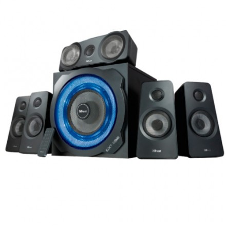 ALTAVOCES 5.1 GAMING TRUST GXT 658 TYTAN SURROUND RMS 90W (COMPATIBLE PC Y CONSOLAS)  21738