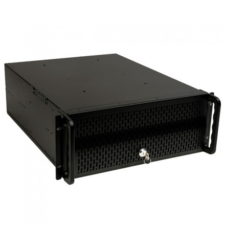 CAJA RACK 19 4U UNYKAch UK4129 FRONTAL DE REJILLA CON LLAVE FILTRO ANTIPOLVO